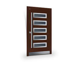 Top Design INOX | Nowość Drzwi aluminiowe, Drzwi Drewniane Zewnętrzne - Parmax®